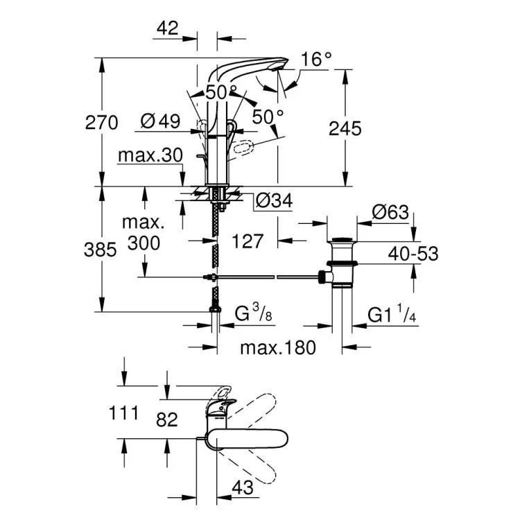 Смеситель Grohe Eurostyle (23569003) отзывы - изображение 5