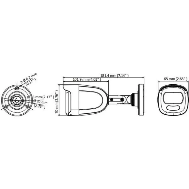 Камера видеонаблюдения Hikvision DS-2CE10DFT-F (3.6) характеристики - фотография 7