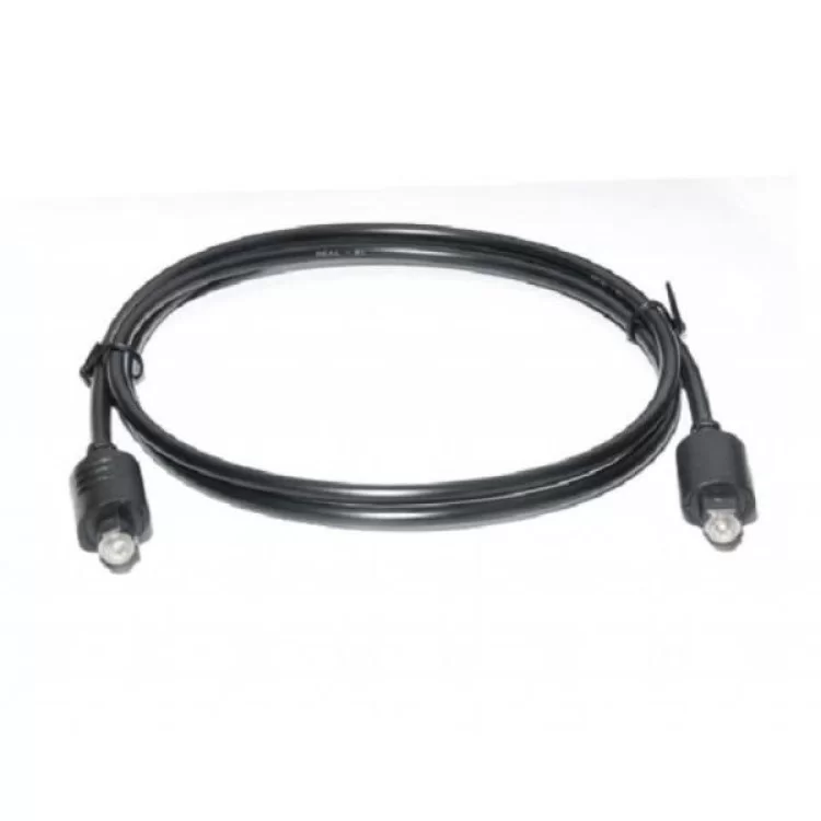 Кабель мультимедийный Optical Toslink M-M 1m black REAL-EL (EL123500036) цена 134грн - фотография 2