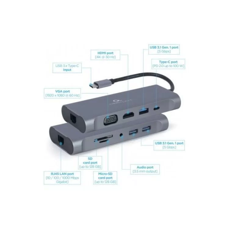 в продаже Концентратор Cablexpert USB-C 7-in-1 (A-CM-COMBO7-01) - фото 3