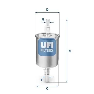 Фильтр топливный UFI 31.515.00