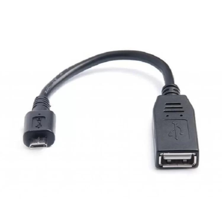 Дата кабель OTG USB 2.0 AF to Micro 5P 0.1m REAL-EL (EL123500014) ціна 71грн - фотографія 2
