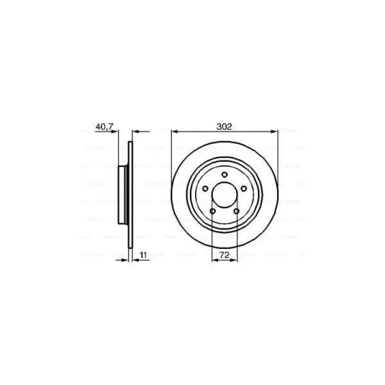 Гальмівний диск Bosch 0 986 479 233 відгуки - зображення 5