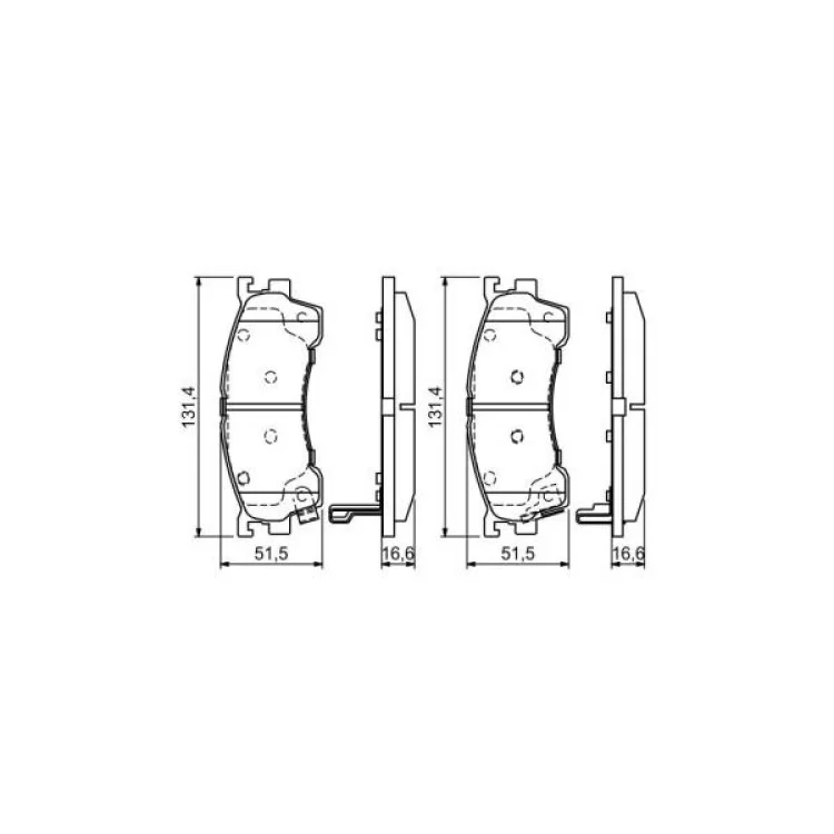 продаем Тормозные колодки Bosch 0 986 424 694 в Украине - фото 4