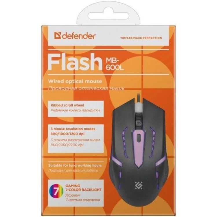 Мишка Defender Flash MB-600L Black (52600) інструкція - картинка 6