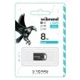 USB флеш накопичувач Wibrand 8GB Hawk Black USB 2.0 (WI2.0/HA8M1B)