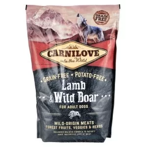 Сухой корм для собак Carnilove Adult Lamb and Wild Boar 1.5 кг (8595602508938)
