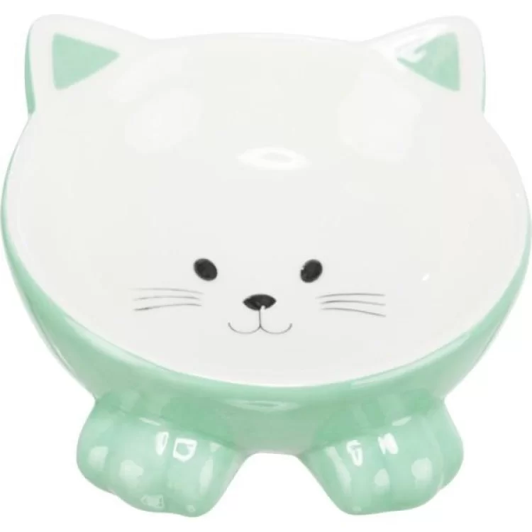 в продаже Посуда для кошек Trixie Миска керамическая в виде котика150 мл/14 см (цвета в ассортименте) (4011905248073) - фото 3