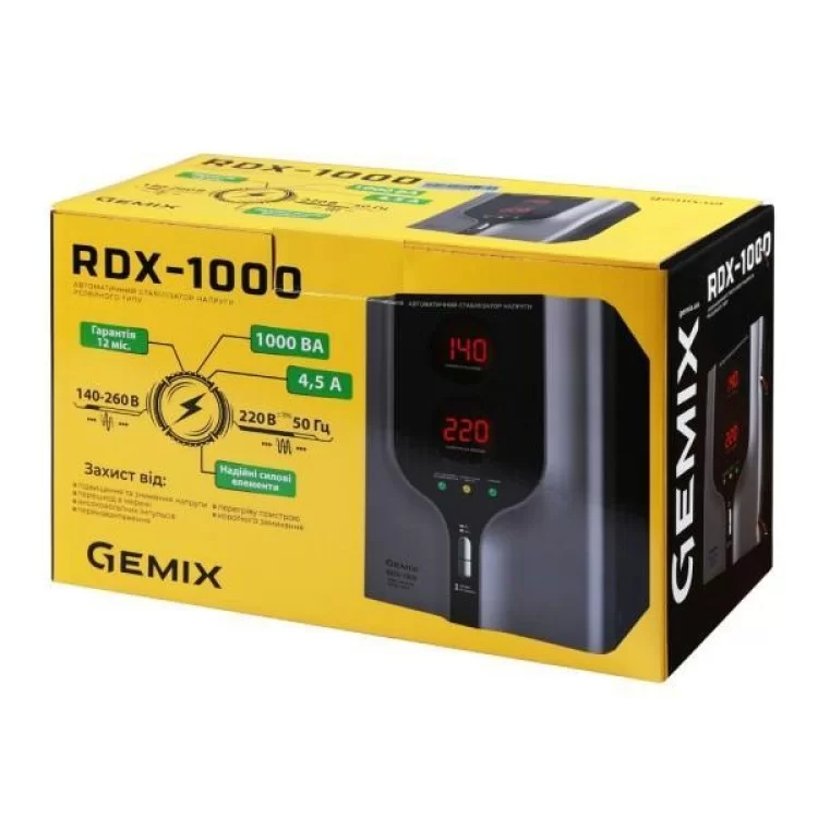продаємо Стабілізатор Gemix RDX-1000 в Україні - фото 4