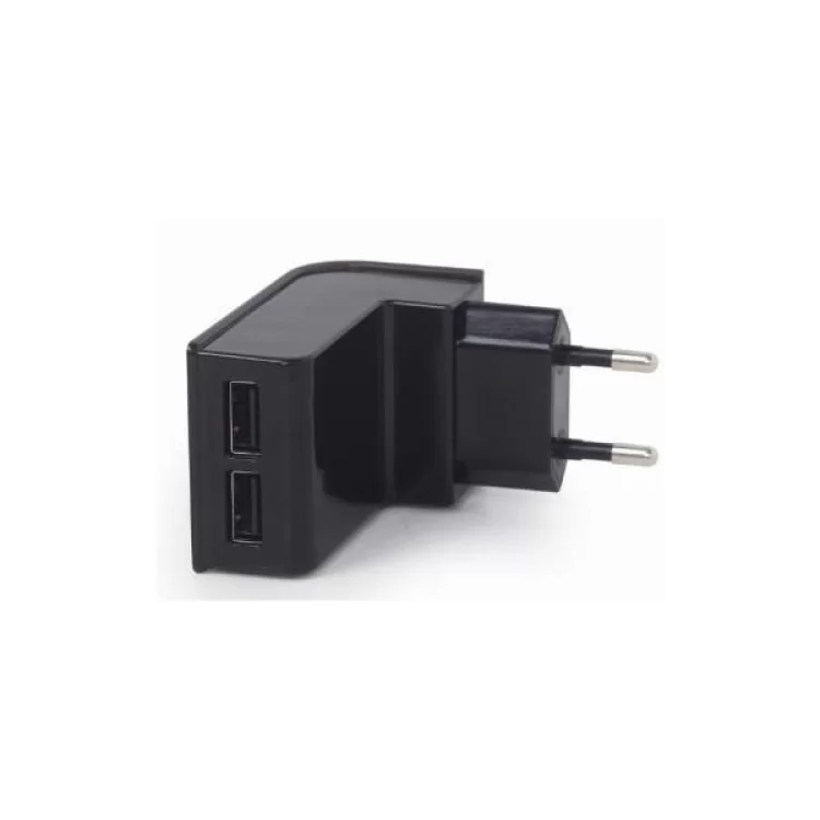 Зарядний пристрій EnerGenie USB 2.1A (EG-U2C2A-03-BK) ціна 149грн - фотографія 2