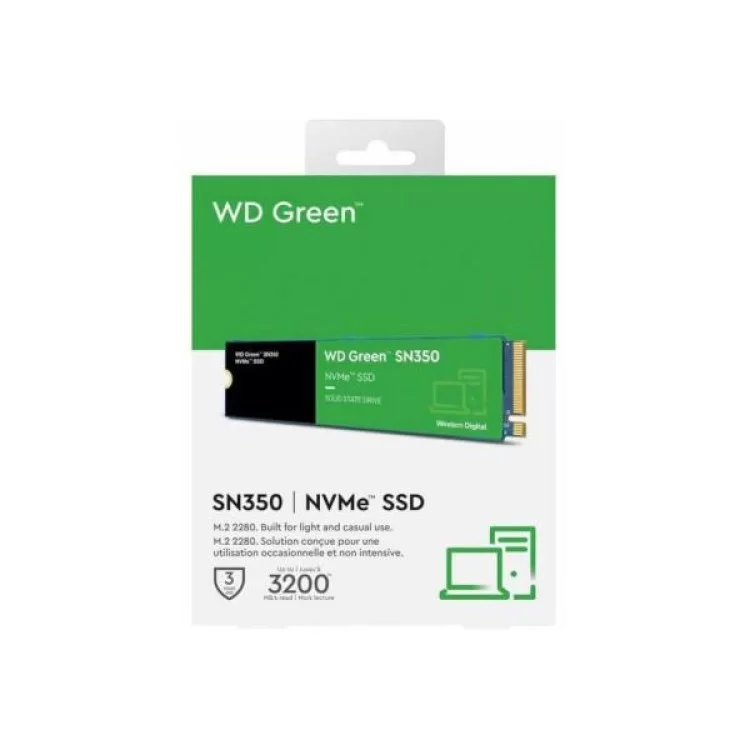 Накопитель SSD M.2 2280 500GB SN350 WD (WDS500G2G0C) отзывы - изображение 5