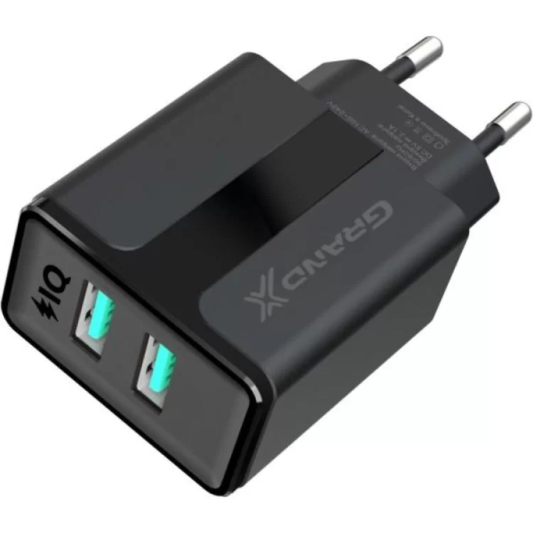 продаем Зарядное устройство Grand-X 5V 2,1A Black + cable USB-Lightning (CH15LTB) в Украине - фото 4
