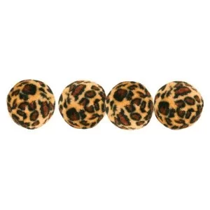 Игрушка для кошек Trixie Мячики меховые леопард 3.5 см (набор 4 шт.) (4011905041094)