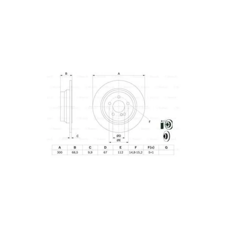 Тормозной диск Bosch 0 986 479 041 отзывы - изображение 5