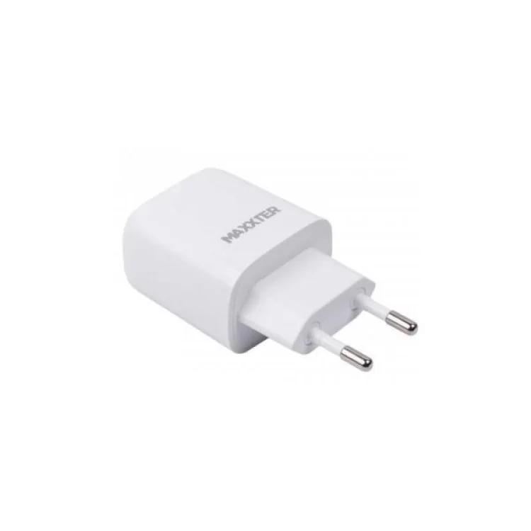 Зарядний пристрій Maxxter USB + cable USB-C to Lighting (PD 20W) (WC-PD-CtL-01) ціна 507грн - фотографія 2