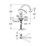 Змішувач Grohe BauClassic OHM sink C-spout (31234001)