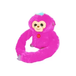 Интерактивная игрушка Bambi Обезьяна Розовая (MP 2304 pink)