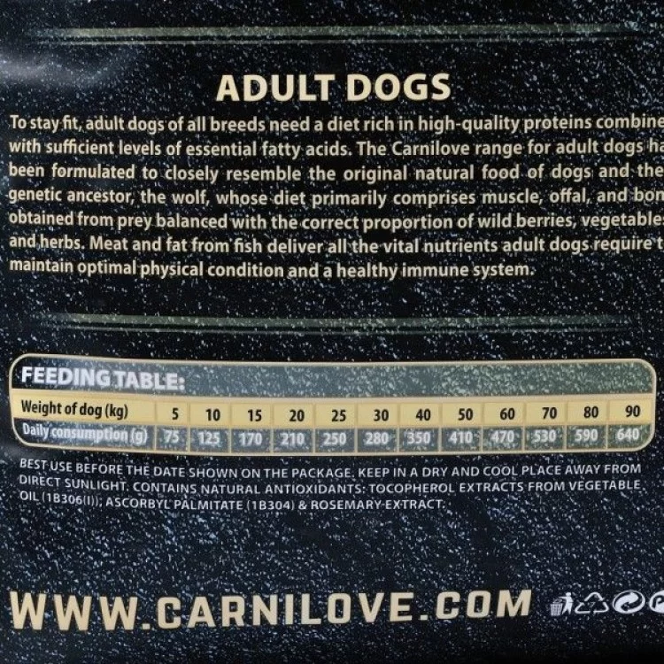 в продаже Сухой корм для собак Carnilove Adult Salmon 12 кг (8595602508907) - фото 3