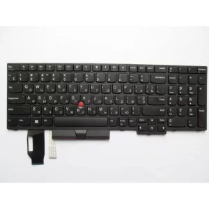 Клавіатура ноутбука Lenovo ThinkPad E580/L580/T590 черная с черной,трек (A46072)