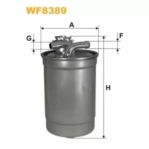 Фільтр паливний Wixfiltron WF8389