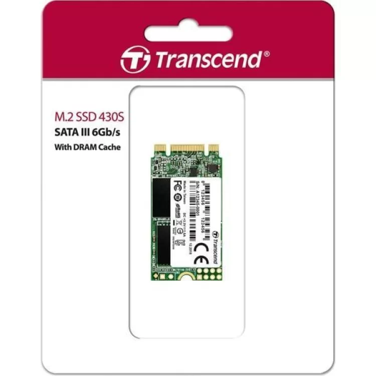 в продажу Накопичувач SSD M.2 2242 1TB Transcend (TS1TMTS430S) - фото 3