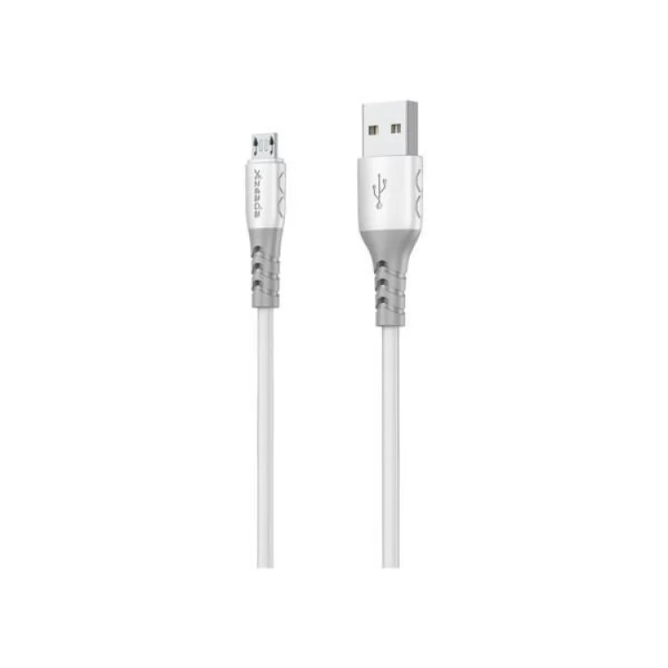 Дата кабель USB 2.0 AM to Micro 5P 1.0m PD-B51m White Proda (PD-B51m-WH) ціна 102грн - фотографія 2