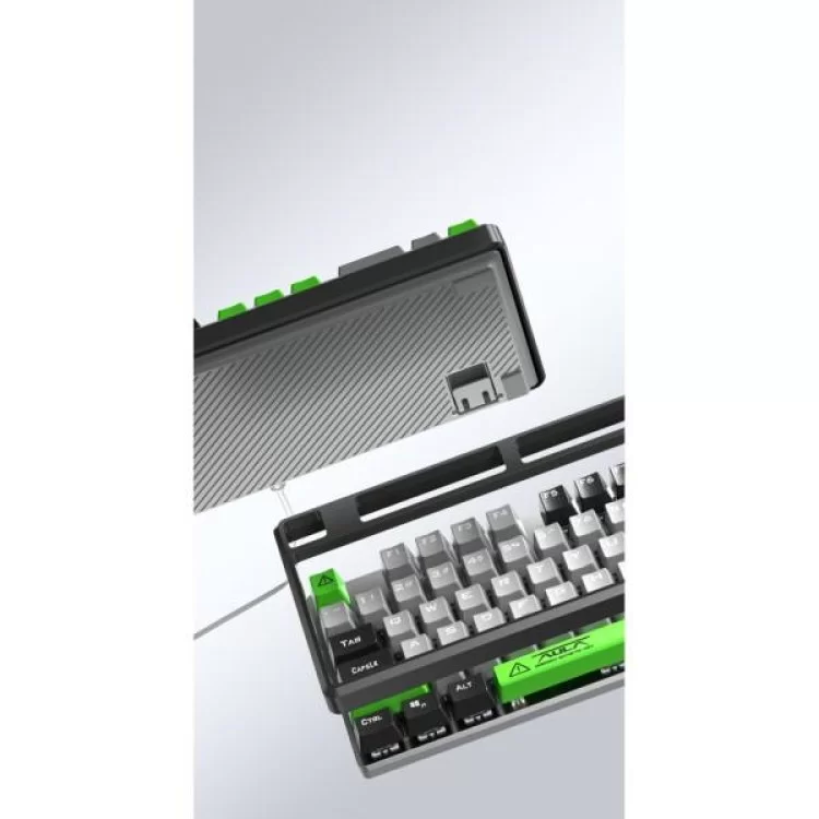 продаємо Клавіатура Aula F2088 PRO Plus 9 Green Keys KRGD Blue USB UA Black/Gray (6948391234892) в Україні - фото 4