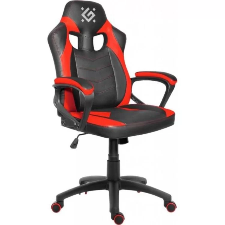 Крісло ігрове Defender SkyLine Black/Red (64357) ціна 6 622грн - фотографія 2