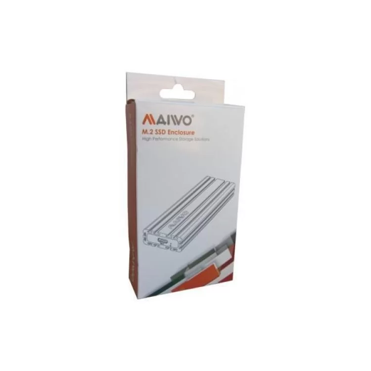 Кишеня зовнішня Maiwo M.2 SSD NVMe (PCIe) — USB 3.1 Type-C (K1686P space grey) - фото 12