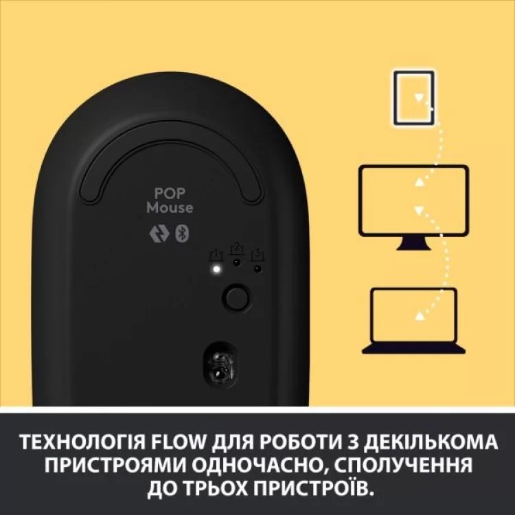 Мышка Logitech POP Mouse Bluetooth Blast Yellow (910-006546) характеристики - фотография 7