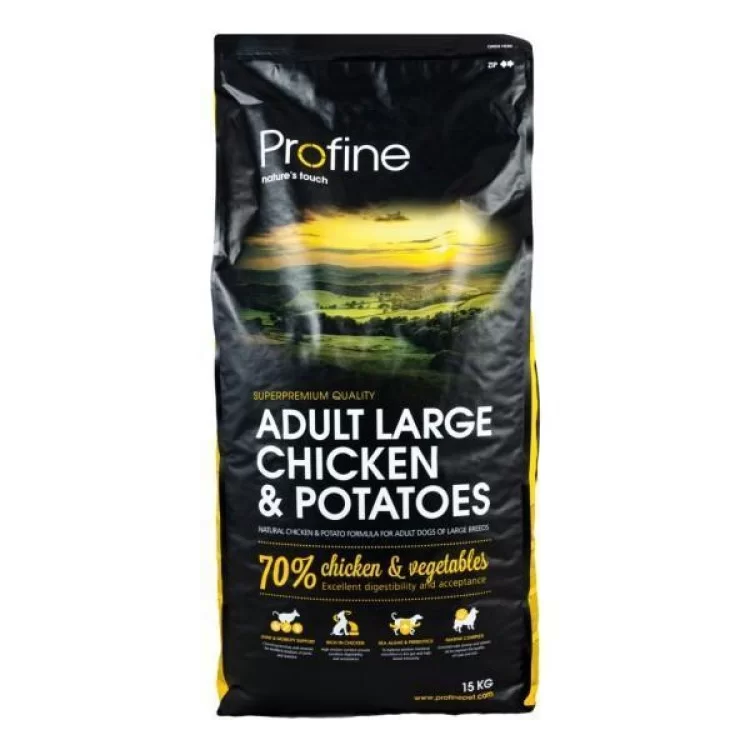 Сухой корм для собак Profine Adult Large Chicken с курицей и картофелем 15 кг (8595602517459) цена 3 209грн - фотография 2