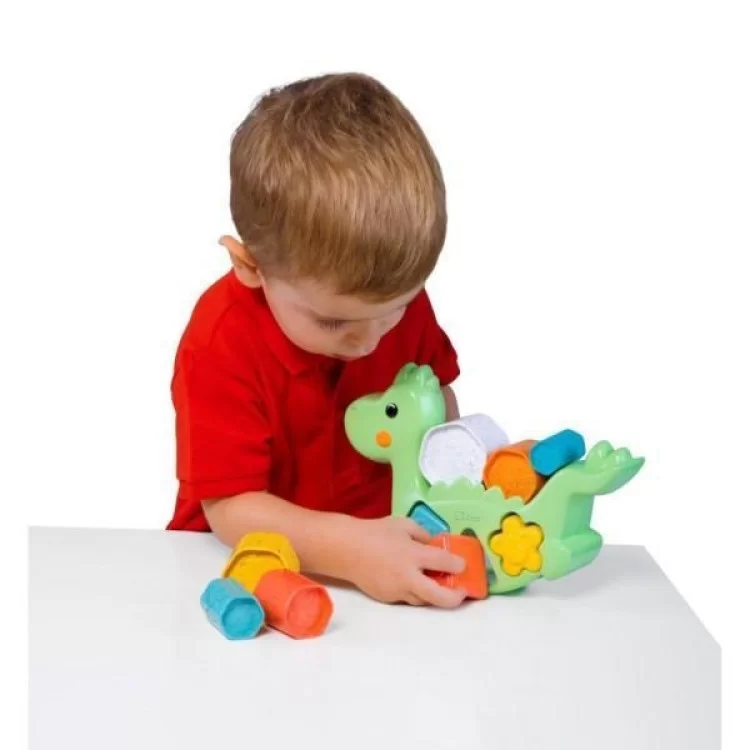 Развивающая игрушка Chicco сортер 2 в 1 Eco+ Балансирующий динозавр (10499.10) инструкция - картинка 6
