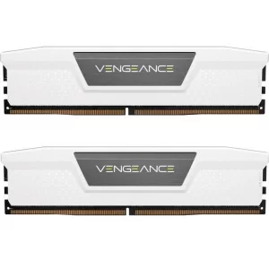 Модуль памяти для компьютера DDR5 64GB (2x32GB) 5200 MHz Vengeance White Corsair (CMK64GX5M2B5200C40W)