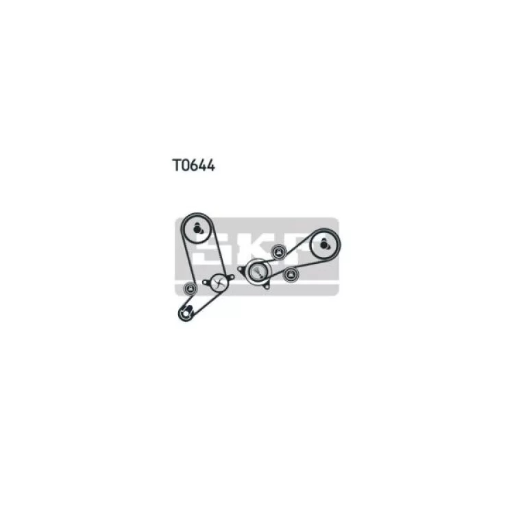 Комплект ремня ГРМ с помпой SKF VKMC 01258-1 цена 6 829грн - фотография 2