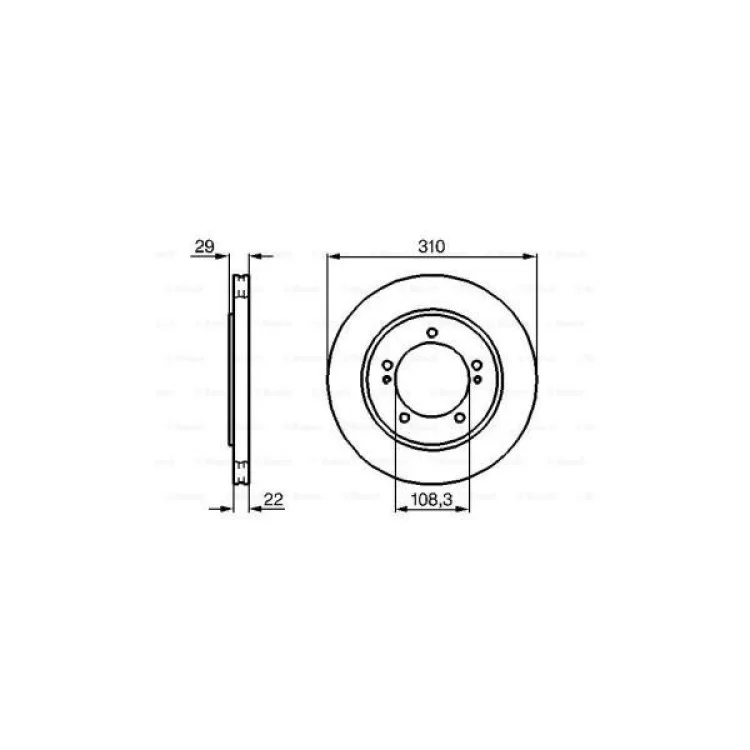 Гальмівний диск Bosch 0 986 478 839 відгуки - зображення 5