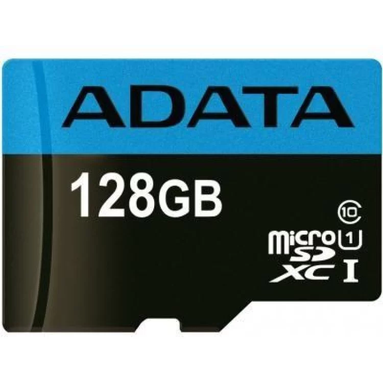 Карта пам'яті ADATA 128GB microSD class 10 UHS-I A1 Premier (AUSDX128GUICL10A1-RA1) ціна 829грн - фотографія 2