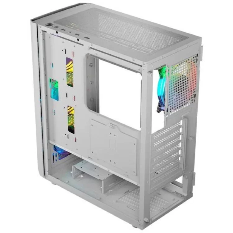 Корпус Logic concept ARAMIS MESH+GLASS ARGB fans 4x120mm WHITE (AT-ARAMIS-20-0000000-0002) - фото 9
