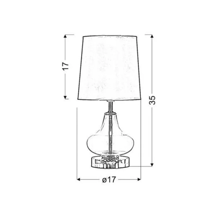 Настільна лампа Candellux 41-10933 ALLADINA (41-10933) ціна 1 736грн - фотографія 2