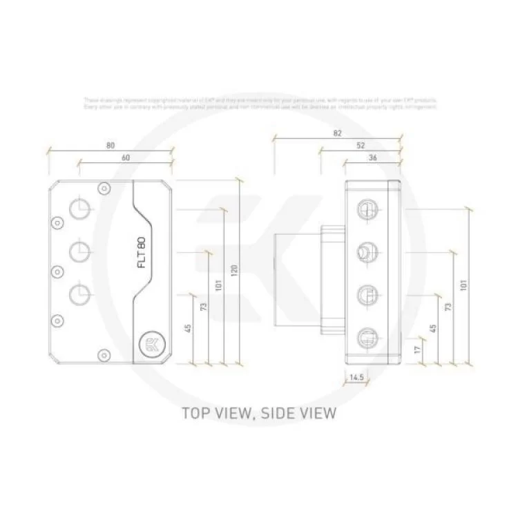 Помпа для СРО Ekwb EK-Quantum Kinetic FLT 80 D5 PWM D-RGB - Plexi (3831109851166) відгуки - зображення 5