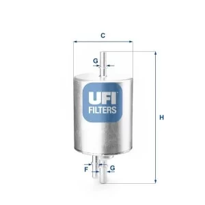 Фільтр паливний UFI 31.830.00