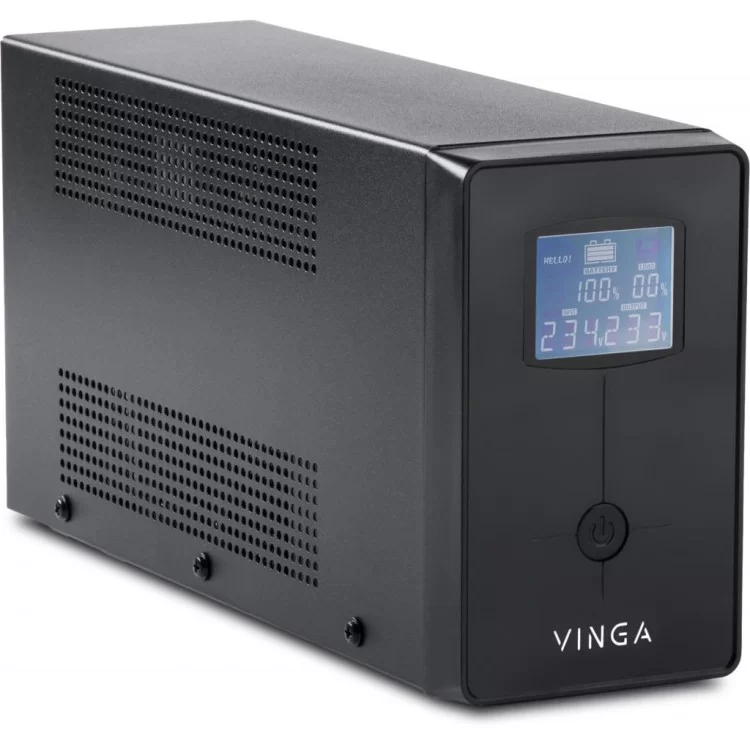 Пристрій безперебійного живлення Vinga LCD 1500VA metal case ( VPC-1500PRM3 ) (VPC-1500PRM3) ціна 4 799грн - фотографія 2