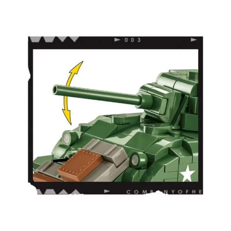 в продаже Конструктор Cobi Company of Heroes 3 Танк M4 Шерман, 615 деталей (COBI-3044) - фото 3