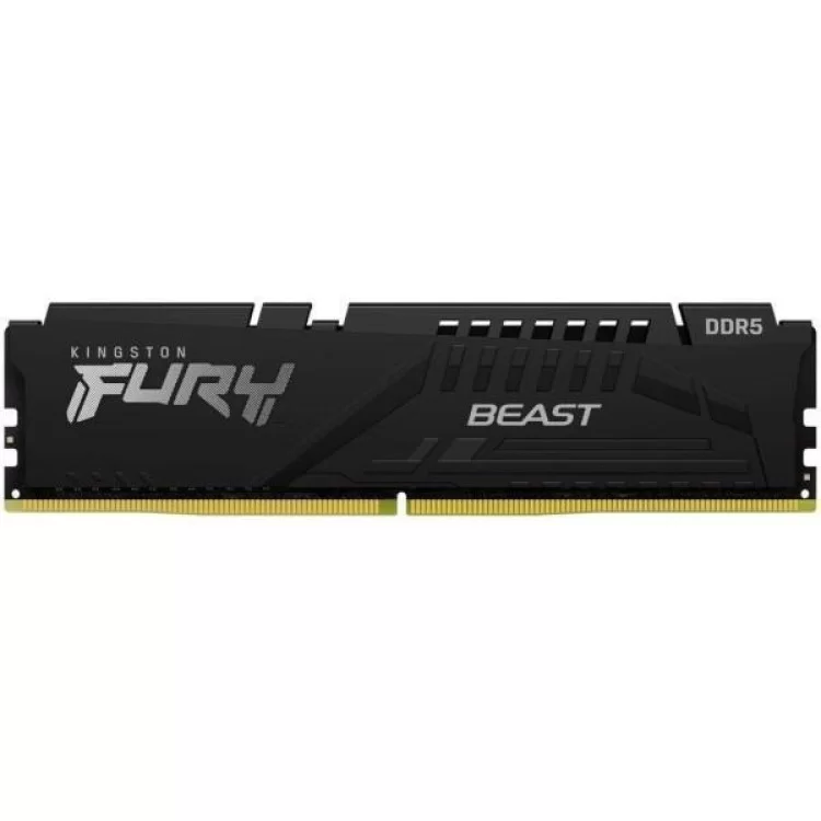 Модуль пам'яті для комп'ютера DDR5 32GB 5600 MHz Beast Black Kingston Fury (ex.HyperX) (KF556C40BB-32) ціна 7 223грн - фотографія 2