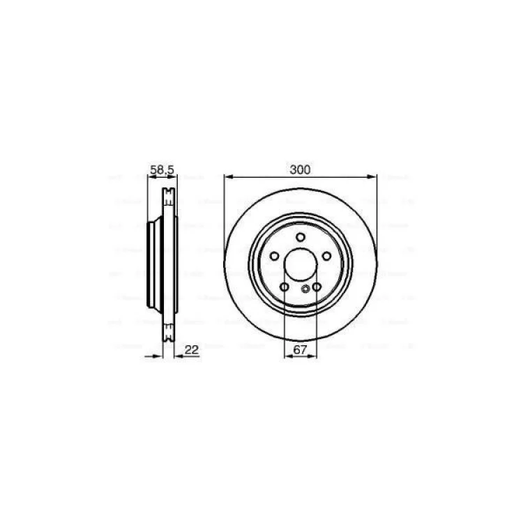 Гальмівний диск Bosch 0 986 478 473 відгуки - зображення 5