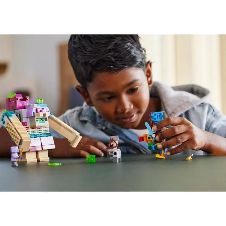 Конструктор LEGO Minecraft Сутичка з пожирачем 420 деталей (21257) - фото 9