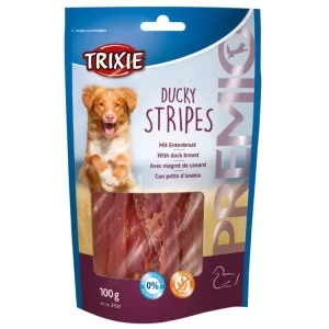 Ласощі для собак Trixie Premio Ducky Stripes качка 100 г (4011905315379)