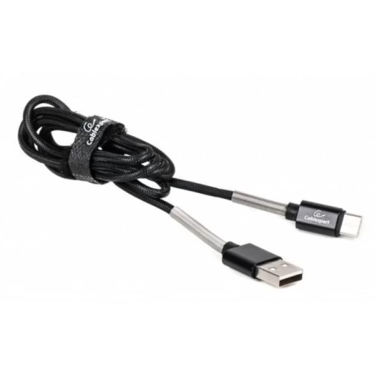 Дата кабель USB 2.0 AM to Type-C 1.0m Cablexpert (CCPB-C-USB-06BK) цена 366грн - фотография 2