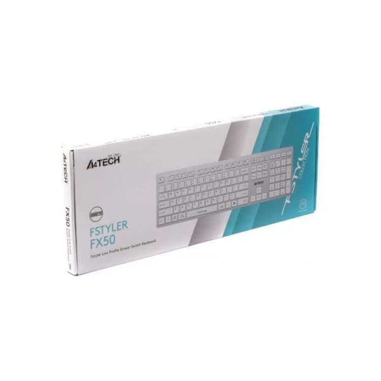 продаем Клавиатура A4Tech FX50 USB White в Украине - фото 4