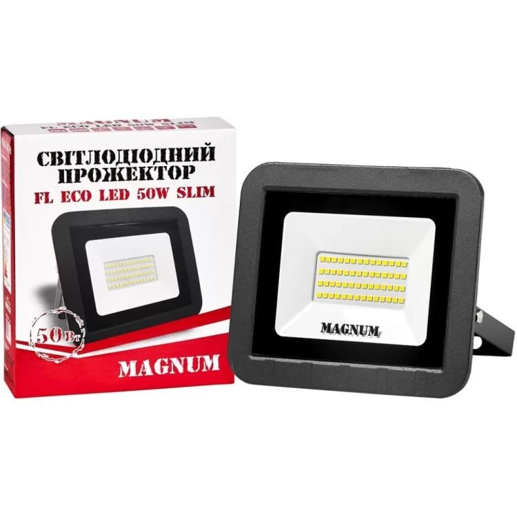 Прожектор MAGNUM FL ECO LED 50Вт slim 6500К IP65 (90011661) відгуки - зображення 5