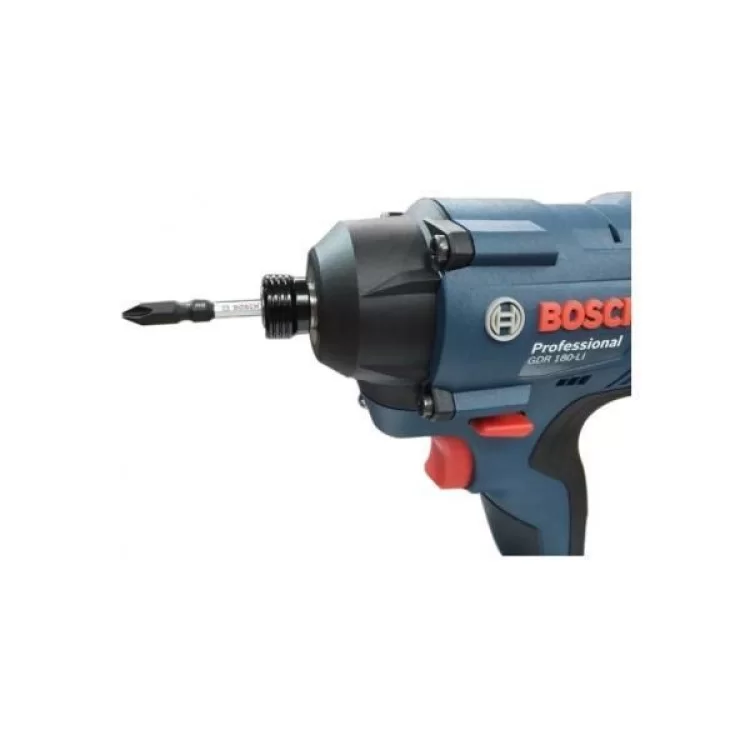 в продажу Гайковерт Bosch ударний GDR 180-Li, 2х18 В, 160 Нм, 1/4", 1.1кг, кейс (0.601.9G5.123) - фото 3